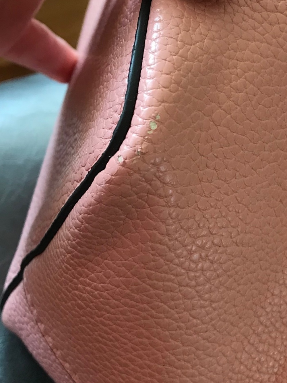 COQUETTE 🔥 TORY BURCH SOFT PINK LEATHER LARGE TOTE - Picture 8 of 16